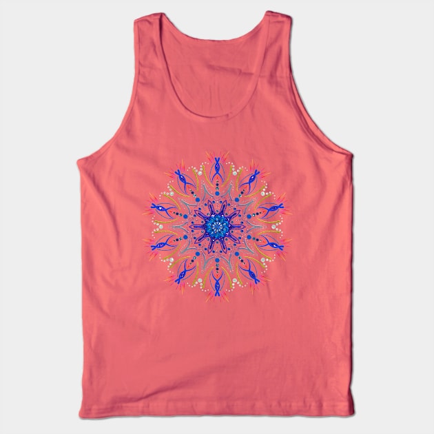 Celebration Mandala Tank Top by Jane Izzy Designs